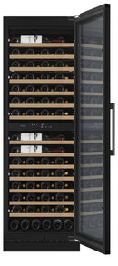 mQuvée - WineCave 187 Anthracite Black Dual Zone Wine Fridge