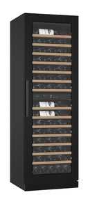 mQuvée - WineCave 187 Anthracite Black Dual Zone Wine Fridge