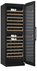 mQuvée - WineCave 187 Anthracite Black Dual Zone Wine Fridge