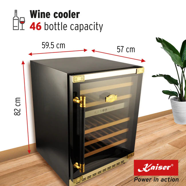 Kaiser - 46 Bottle Dual Zone Wine Cooler - K64750AD