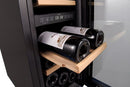Cavin - Arctic Collection 30D Fullglass Black Wine Fridge