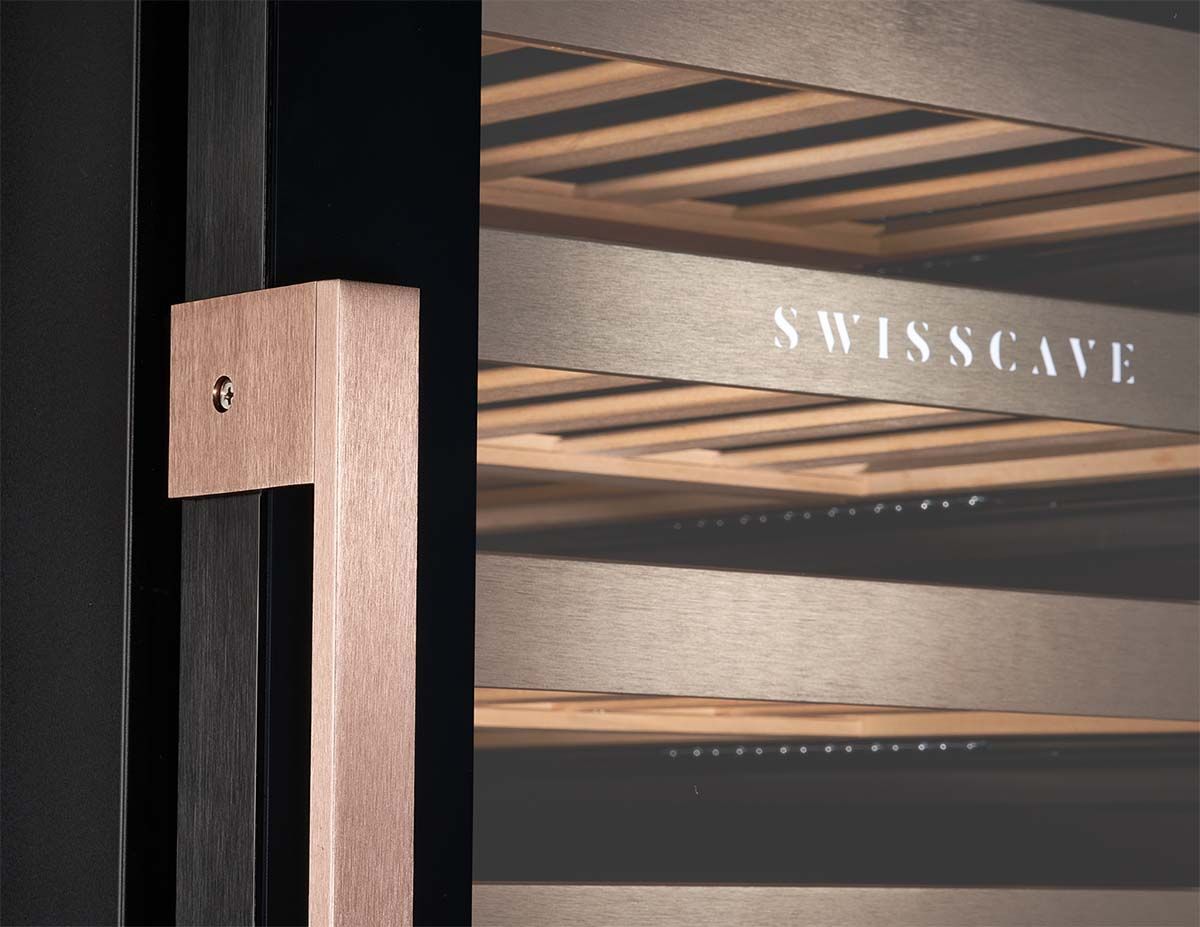 Swisscave - Premium Edition 93 Bottle Dual Zone Wine Cooler - WLB-360DFD-MIX