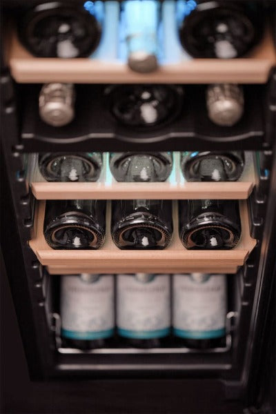 Cavin - Northern Collection 18 Black - Dual Zone Wine Fridge