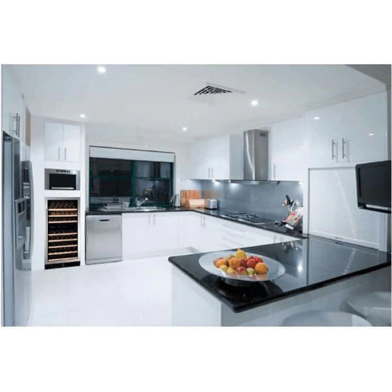 Dunavox DX-94.270DBK- 94 Bottle Freestanding/Built-In Dual Zone Wine Cooler