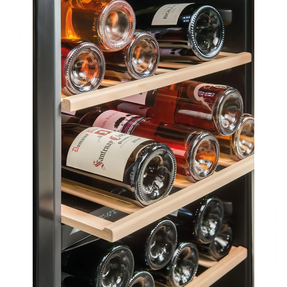 La Sommeliere - 50 Bottle Dual Zone Wine Cooler - LS51.2ZBLACK