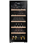 La Sommeliere - 121 Bottle Single Zone Wine Cabinet - LS117BLACK