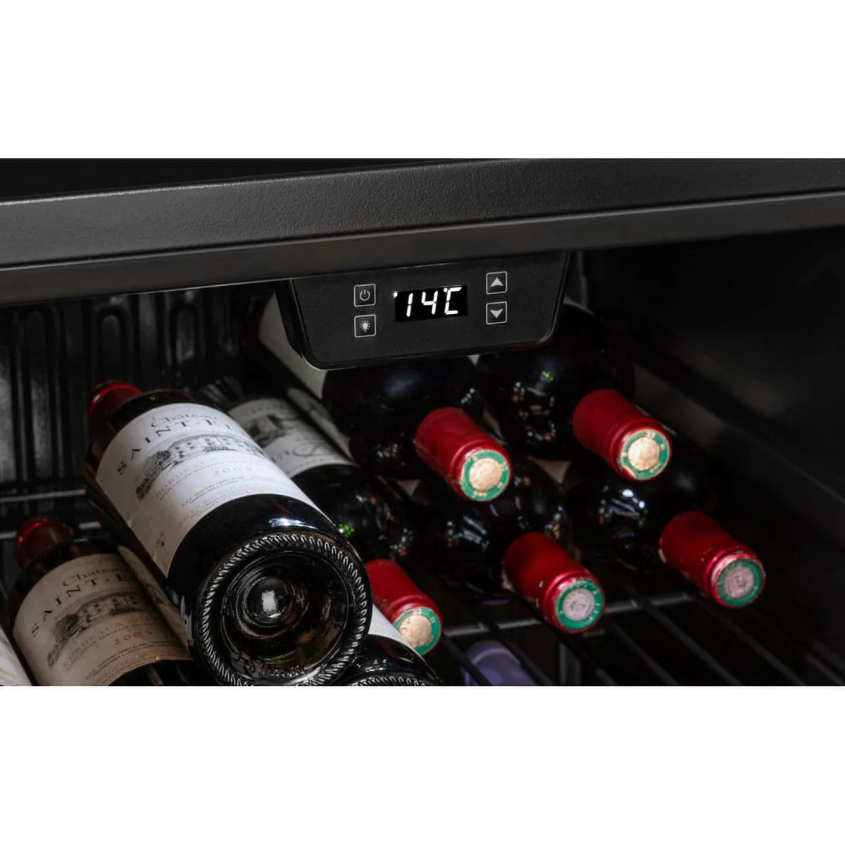 La Sommeliere - 121 Bottle Single Zone Wine Cabinet - LS117BLACK