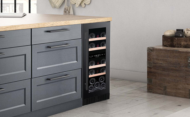 La Sommeliere - 18 Bottle Dual Zone Wine Cooler - LSBU18DZ
