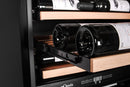 mQuvée - WineCave 187 Anthracite Black Label View Wine Fridge