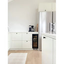 mQuvée - WineCave 700 30D Anthracite Black Dual Zone Wine Fridge