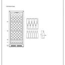 mQuvée - Velvet 100 Glass 142 Bottle Single Zone Wine Cabinet