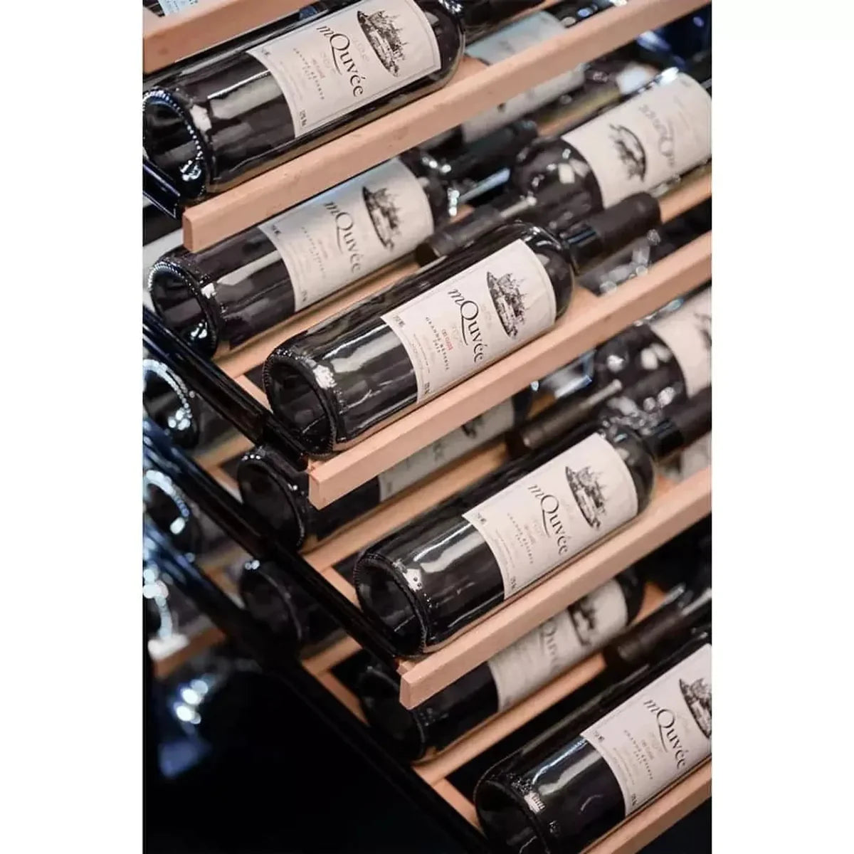 mQuvée - Velvet 125 Glass 190 Bottle Single Zone Wine Cabinet