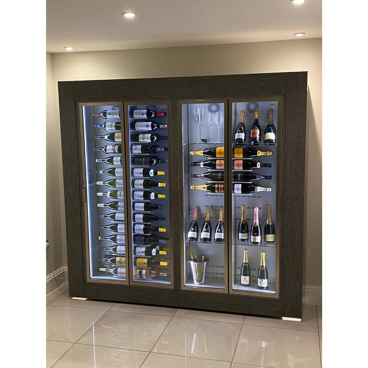 Mod 10 by EXPO MD-14 Freestanding Built-In Wine Wall Home