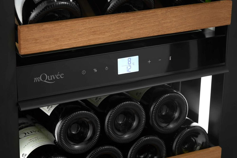 mQuvée - Edge 45D Panel Ready Built-in Wine Fridge