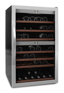 mQuvée - WineExpert 66 Stainless Dual Zone Wine Fridge