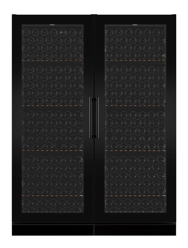 mQuvée - Velvet 220 Glass Double Door Wine Fridge