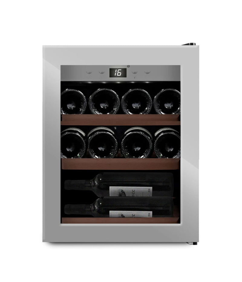 mQuvée - WineExpert 12 Stainless Dual Zone Wine Fridge