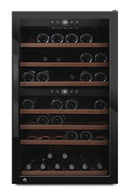 mQuvée - WineExpert 66 Black Dual Zone Wine Fridge