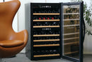 mQuvée - WineExpert 66 Black Dual Zone Wine Fridge