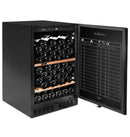 mQuvée - WineStore 82 Anthracite Black Wine Fridge