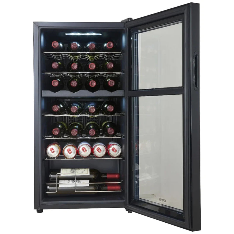 Cavin - Northern Collection 28 Black - Dual Zone Wine Fridge