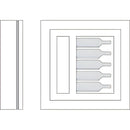 Quadro Vino - Wine Wall Picture QV52 - 5 Bottle Display