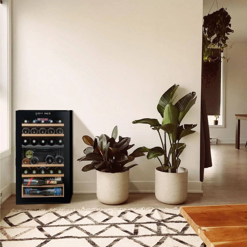 La Sommeliere - 33 Bottle Dual Zone Wine Cooler - SLS33DZ