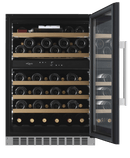mQuvée - WineCave 800 60D Stainless Dual Zone Wine Fridge