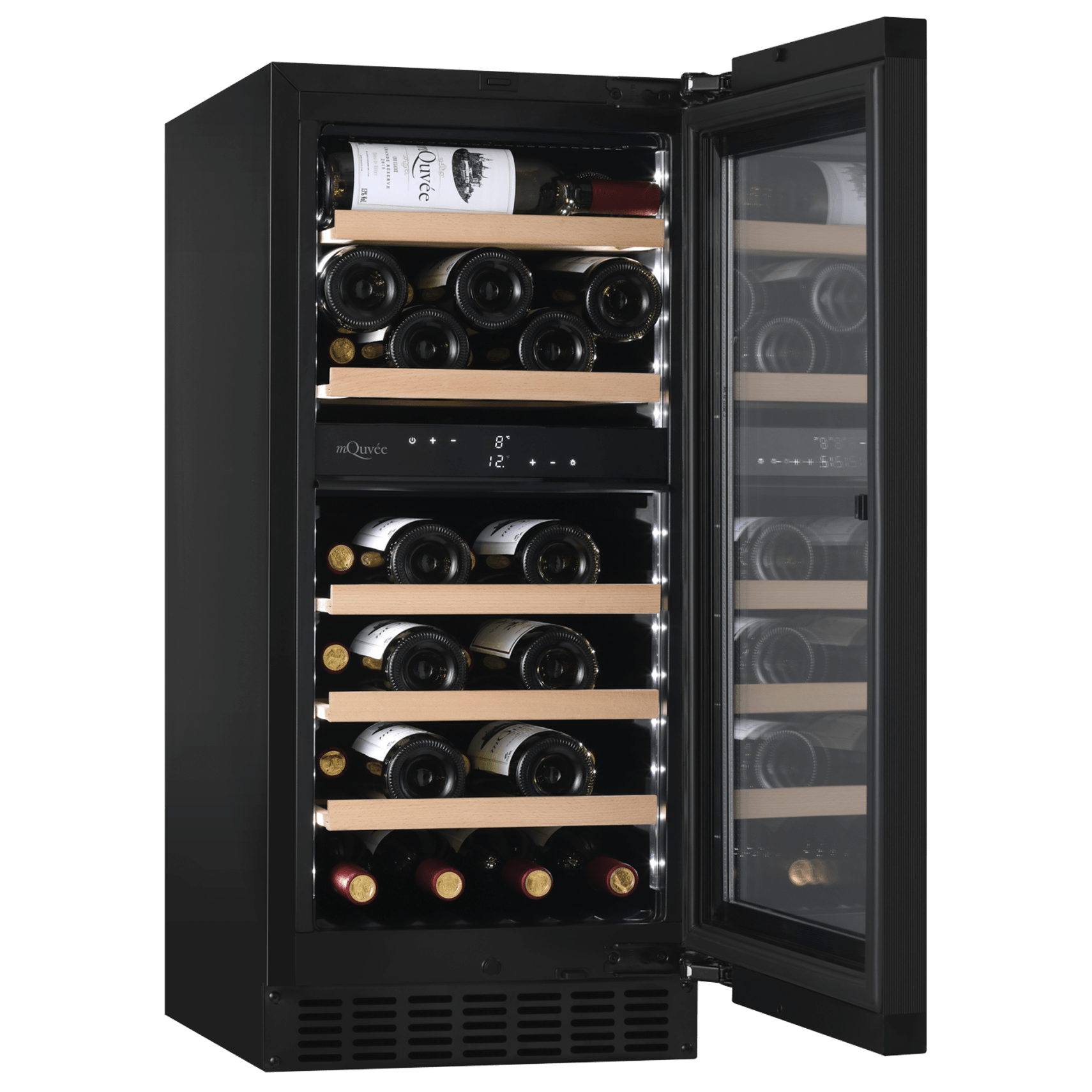 mQuvée - WineCave 780 40D Panel Ready Dual Zone Wine Fridge