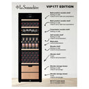 La Sommeliere - 177 Bottle Single Zone Wine Cabinet - VIP177 Edition
