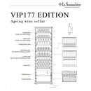 La Sommeliere - 177 Bottle Single Zone Wine Cabinet - VIP177 Edition