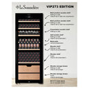 La Sommeliere - 273 Bottle Single Zone Wine Cabinet - VIP273 Edition