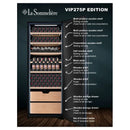 La Sommeliere - 273 Bottle Single Zone Wine Cabinet - VIP275P Edition