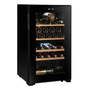 La Sommeliere - 32 Bottle Dual Zone Wine Cooler - SLS32DZBLACK