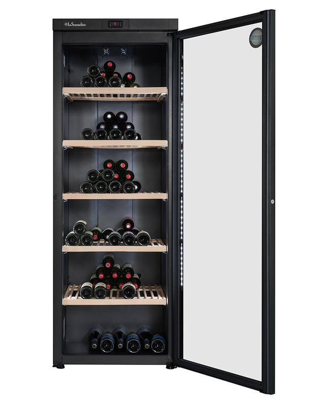 La Sommeliere - 325 Bottle Multi-Zone Wine Cellar - VIP330VBLACK