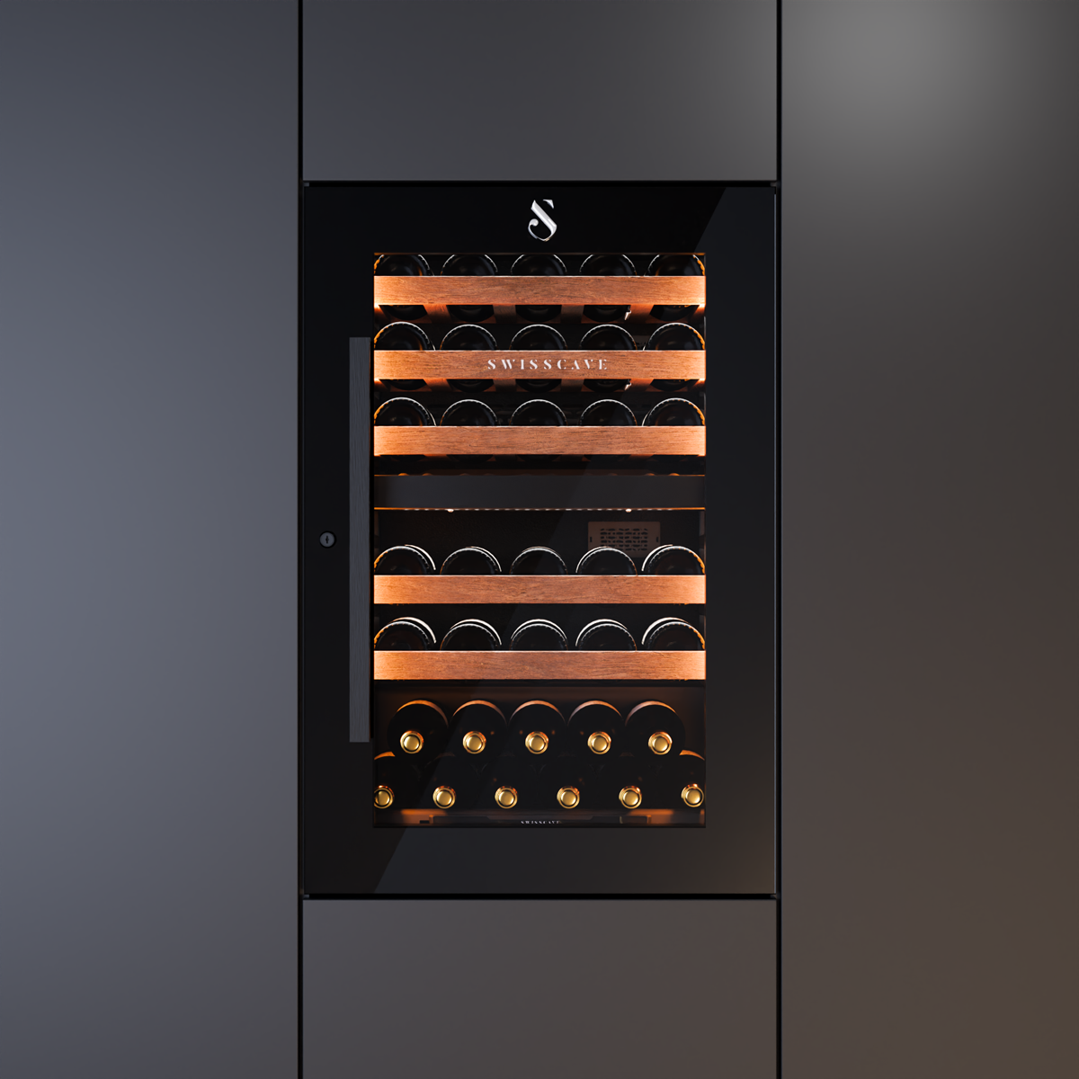 Swisscave - WIB-88DF - 40 Bottle Integrated Wine Fridge