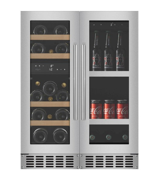 mQuvée - Wine & Beer Fridge Combination - 60 Stainless