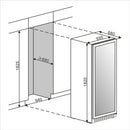 mQuvée - Velvet 170 Solid 239 Bottle Single Zone Wine Cabinet