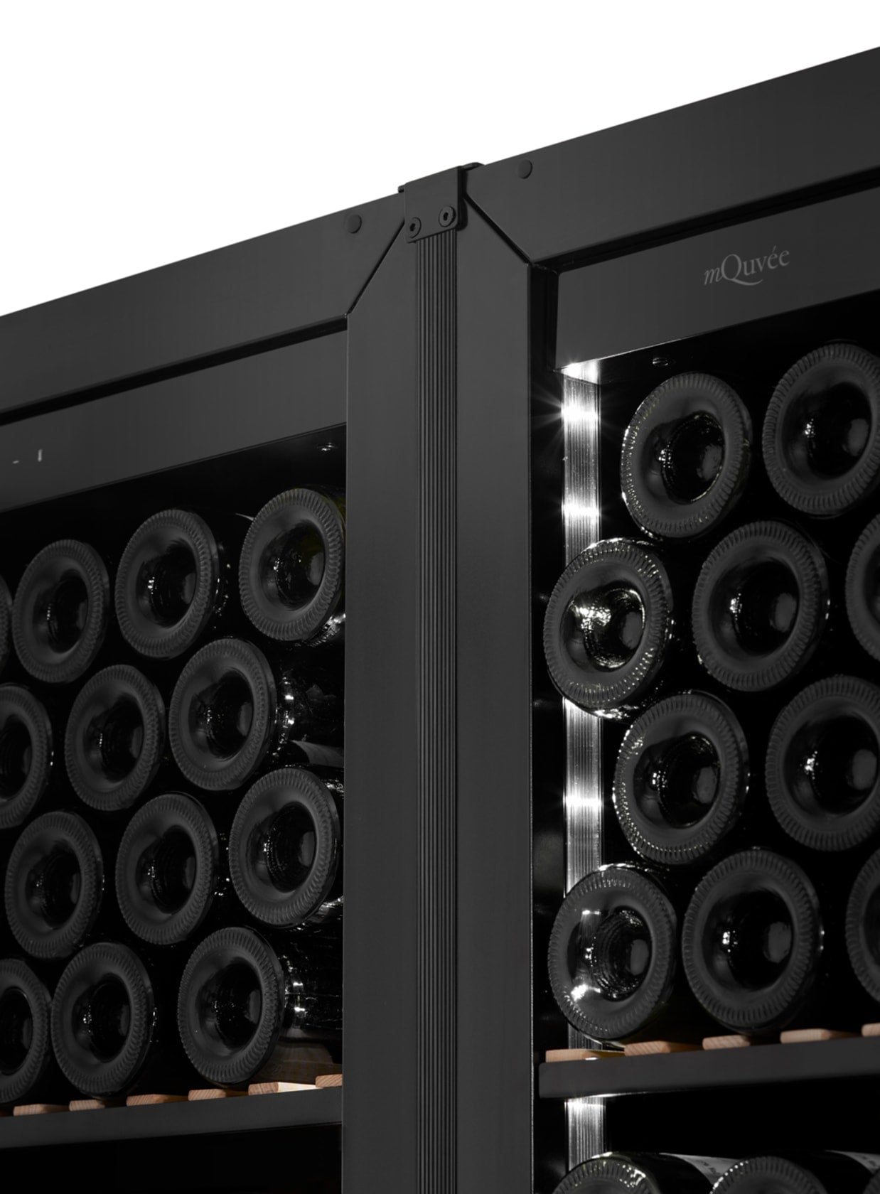 mQuvée - Velvet 220 Glass Double Door Wine Fridge