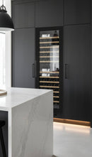mQuvée - WineCave 187 Anthracite Black Dual Zone Wine Fridge