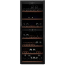 mQuvée - WineExpert 126 Fullglass Black Dual Zone Wine Fridge