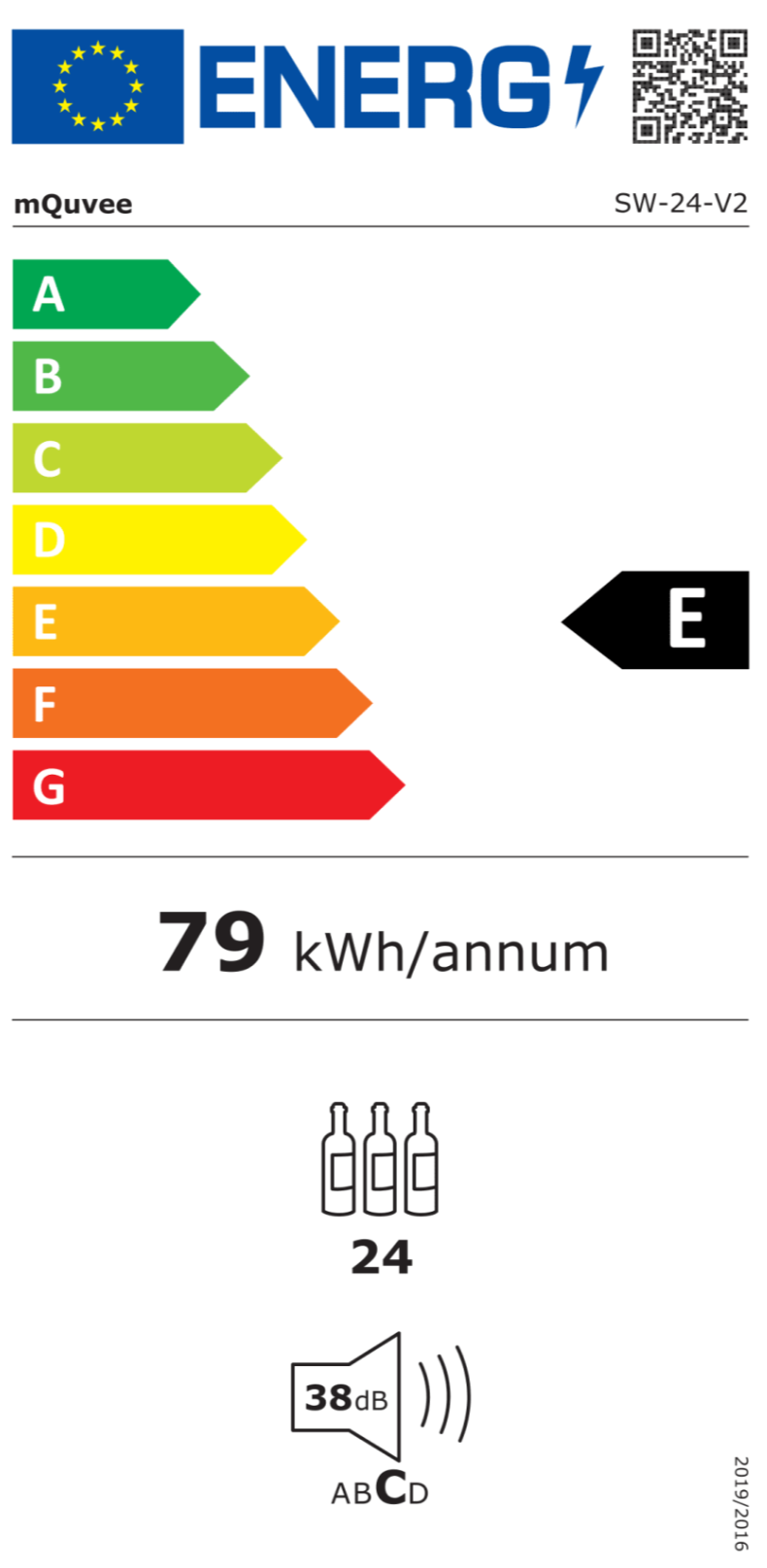 mQuvée - WineExpert 24 Dual Zone Wine Fridge - Fullglass Black