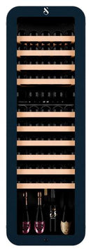 Swisscave - Classic Edition 68 Bottle Dual Zone Wine Fridge - WLB-320DF-BLACK