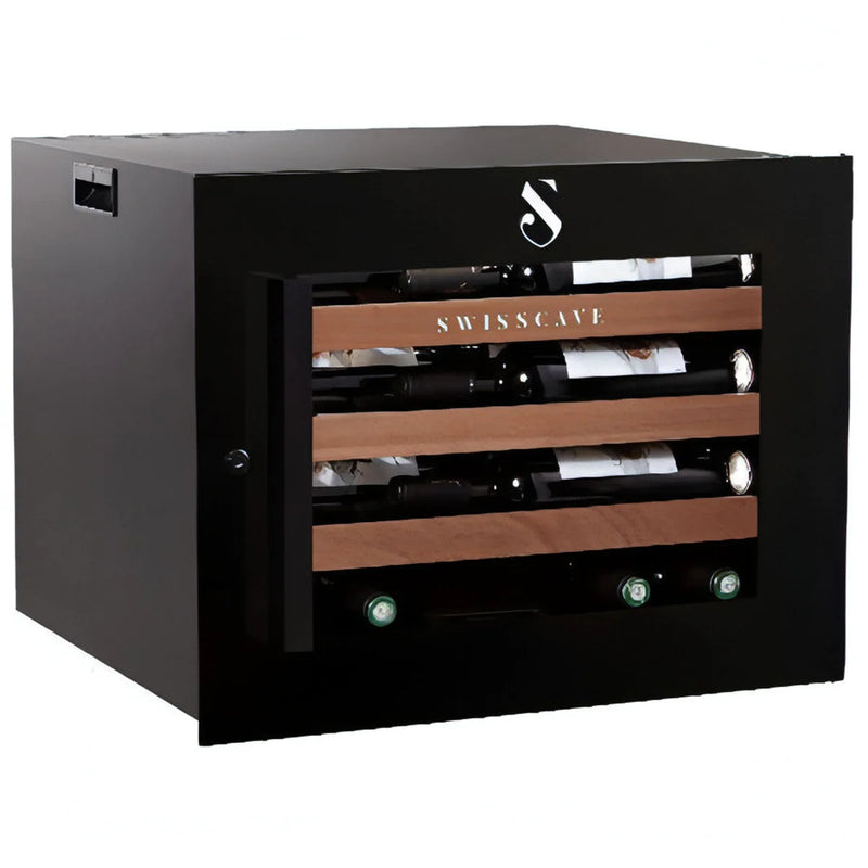 Swisscave - Premium Kitchen Integrated 24 Bottle Single Zone Wine Cooler - WLI-60F