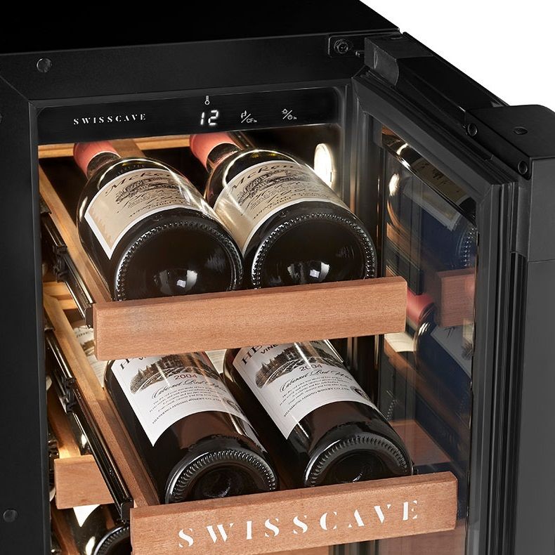 Swisscave - Premium Edition Built In Single Zone Wine Cooler - WLU-50F