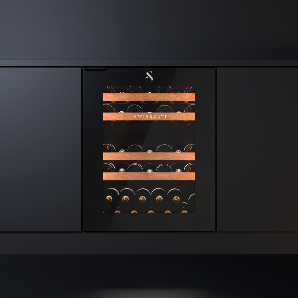 Swisscave - Kitchen Edition Built In Dual Zone Wine Cooler - WUB-60DF