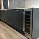 Dunavox - 19 Bottle Built-In Wine Cooler - DAUF-19.58SS