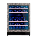 Dunavox Flow 45 - 45 Bottle Dual Zone Built-In Wine Cooler - DAUF-45.125DOP.TO