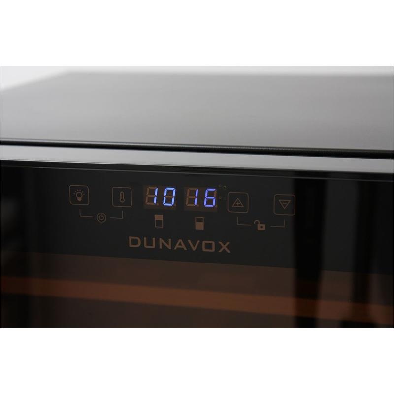 Dunavox - 30 Bottle Freestanding Wine Cooler - DXFH-30.80