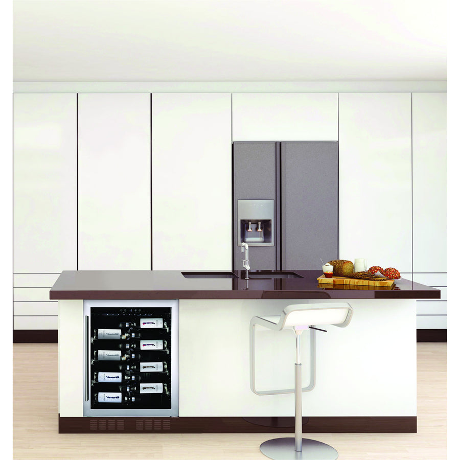 Dunavox Sera - 40 Bottle Built-In Wine Cooler - DAUF-40.138B